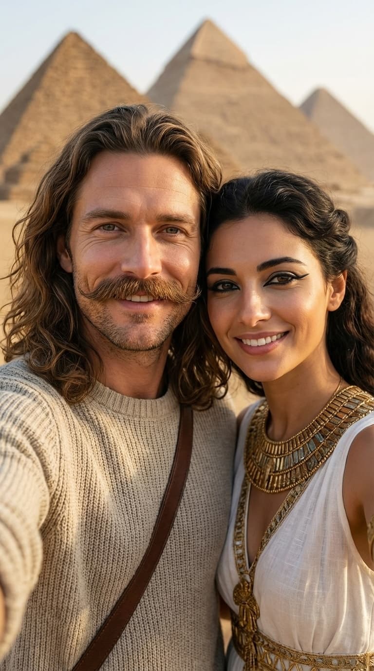 Selfie com Cleópatra