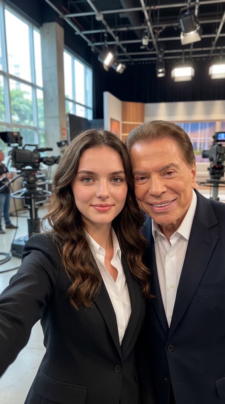 Selfie com Silvio Santos